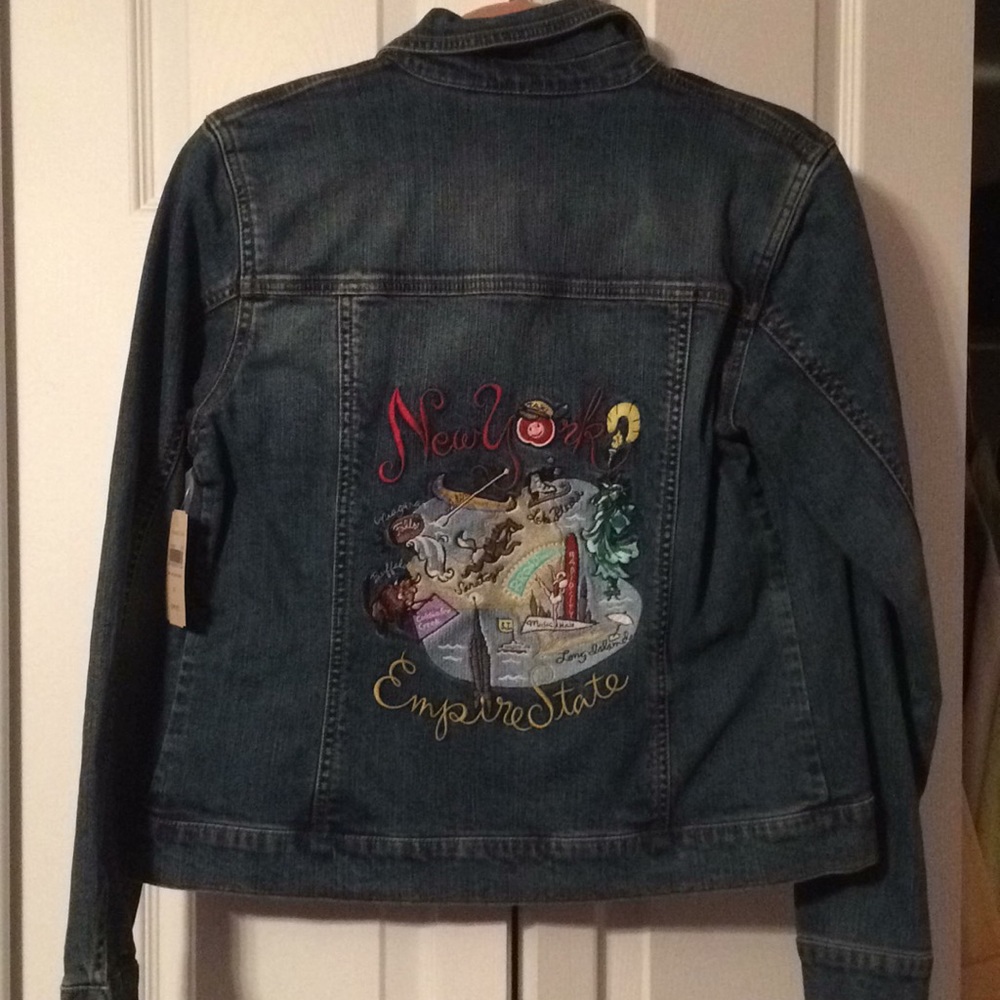 Coldwater Creek New York jean jacket NWT
